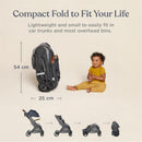 Ergobaby Metro+ Deluxe Compact Baby Stroller, London Grey Image 4