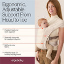 Ergobaby Embrace Newborn Baby Carrier, Cream Image 4