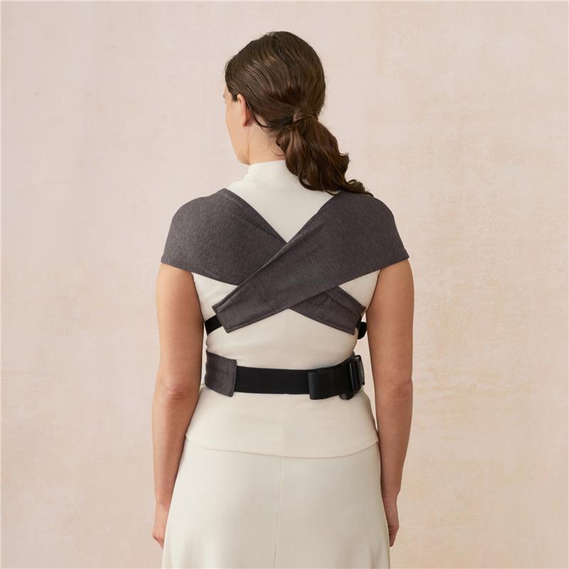 Ergobaby Embrace Newborn Baby Carrier, Heather Grey Image 10