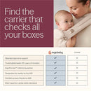 Ergobaby Embrace Newborn Baby Carrier, Heather Grey Image 4