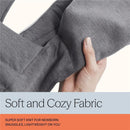 Ergobaby Embrace Newborn Baby Carrier, Heather Grey Image 5
