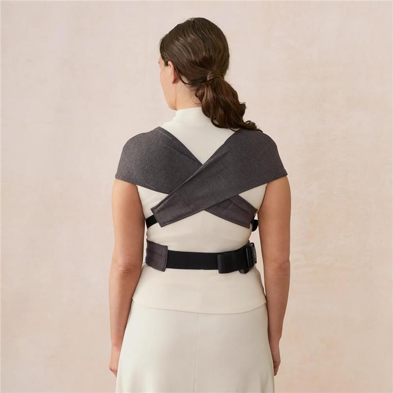 Ergobaby Embrace Newborn Baby Carrier, Heather Grey Image 8