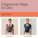 Ergobaby Embrace Newborn Baby Carrier, Oxford Blue Image 6