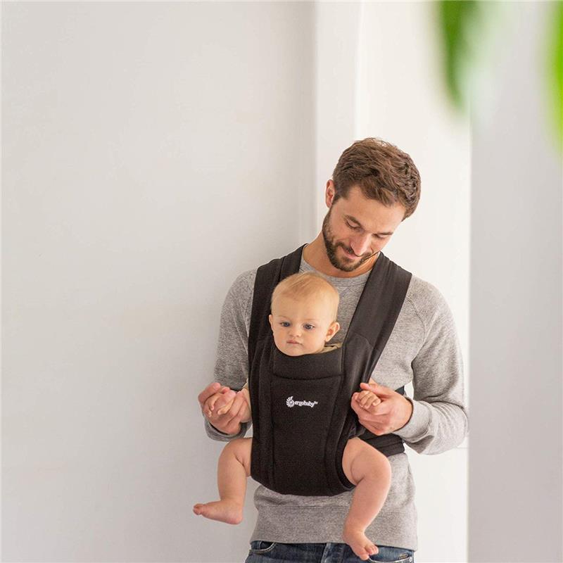 Ergobaby - Embrace Baby Carrier, Pure Black Image 11