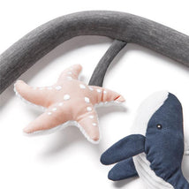 Ergobaby Evolve 3-in-1 Bouncer Toy Bar Accessory, Ocean Wonders Charcoal Grey Image 2