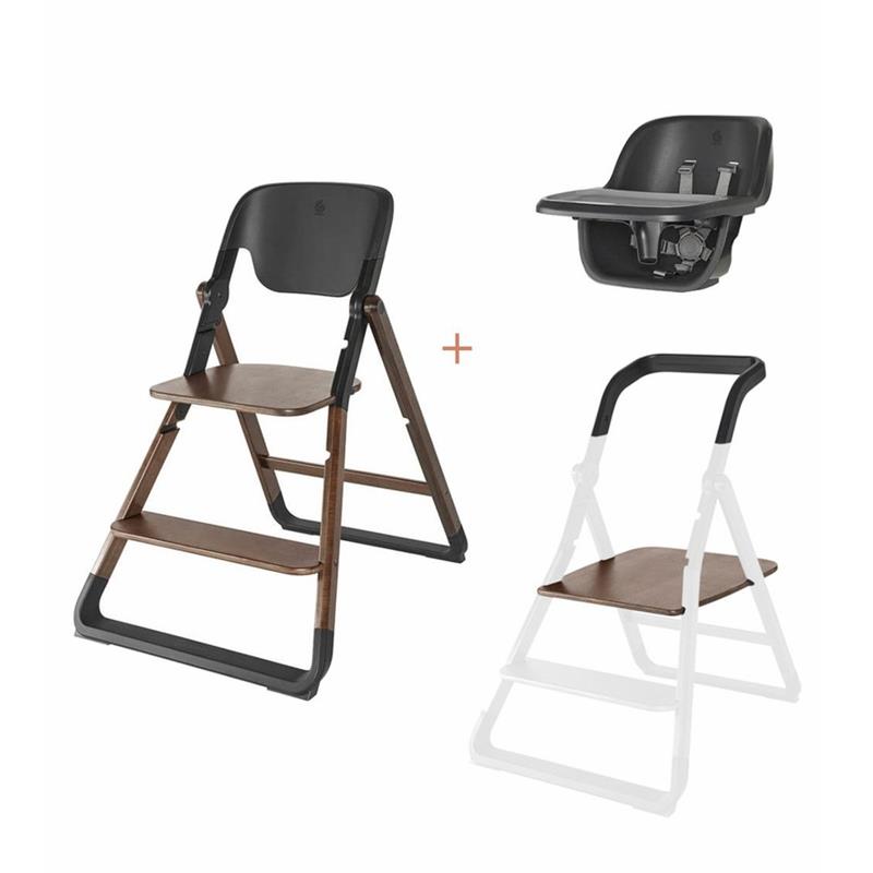 Ergobaby - Evolve High Chair, Dark Wood (Kitchen Helper Piece is sold separately) Image 7