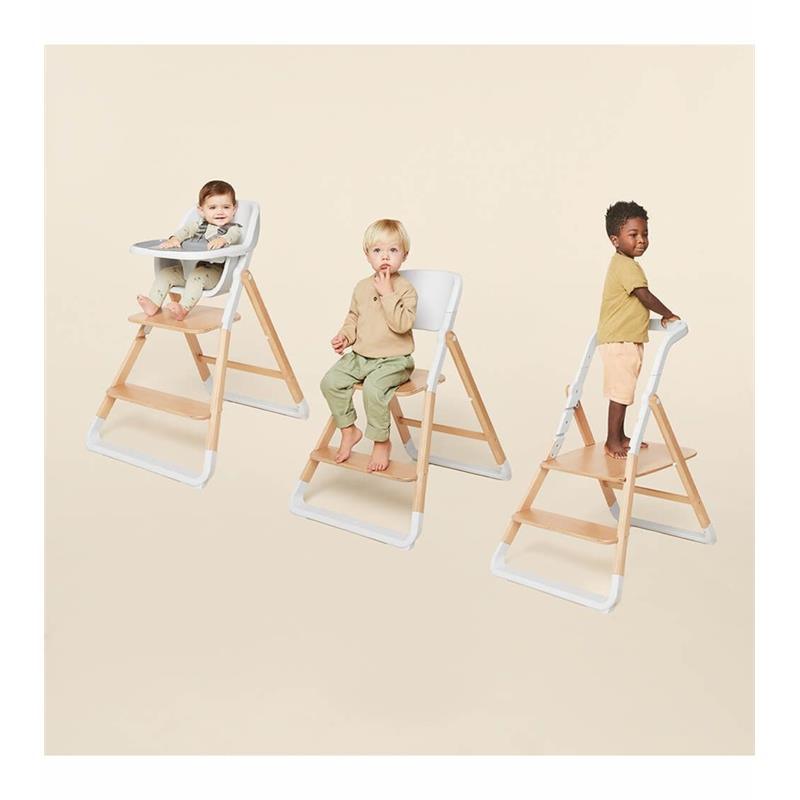 Ergobaby - Evolve High Chair, Natural Wood (Kitchen Helper Piece is sold separately) Image 4