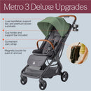 Ergobaby Metro 3 Deluxe Baby Stroller, Willow Green Image 7