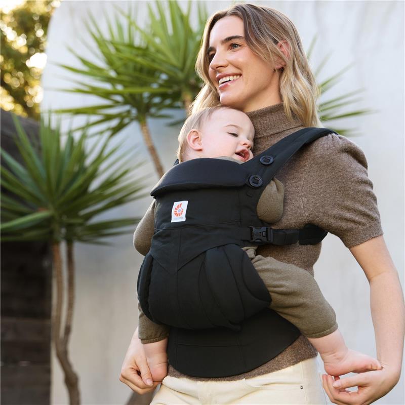 Ergobaby Omni Classic Baby Carrier, Pure Black Image 12