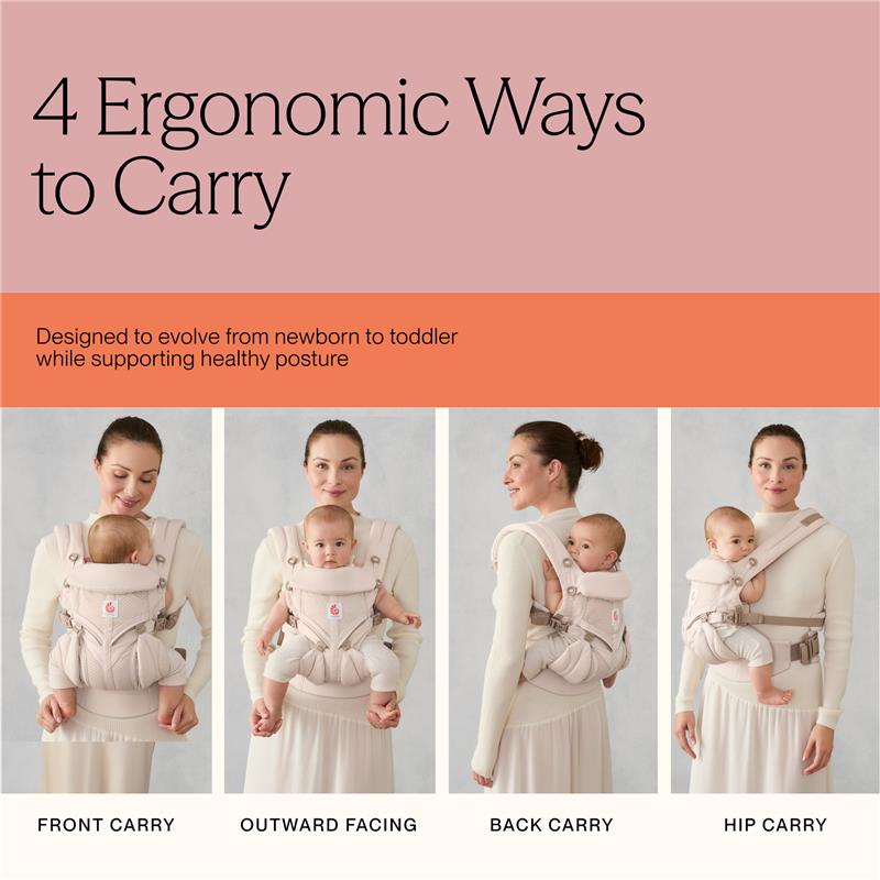 Ergobaby Omni Classic Baby Carrier for Newborn to Toddlers, Soft Olive Image 6
