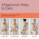 Ergobaby Omni Deluxe Mesh Baby Carrier for Newborn to Toddlers, Serene Blue Image 6