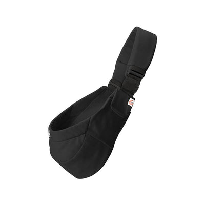 Ergobaby Upsie Sling baby carrier in Onyx Black, designed for carrying babies and toddlers comfortably.