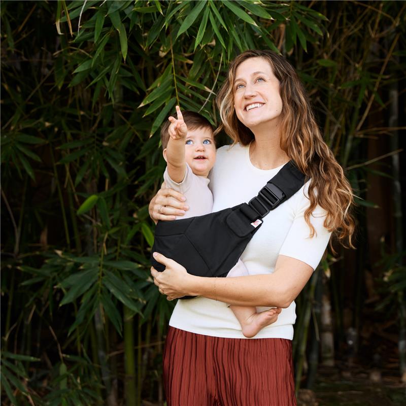 Ergobaby Upsie Sling Baby Carrier for Babies and Toddlers, Onyx Black Image 12