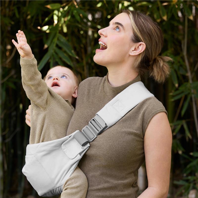 Ergobaby Upsie Sling Baby Carrier for Babies and Toddlers, Pearl Grey Image 11