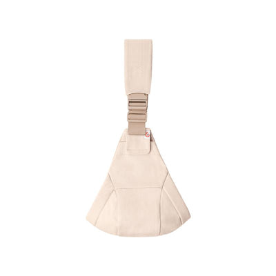 Ergobaby Upsie Sling Baby Carrier in beige, designed for carrying babies and toddlers, featuring an adjustable strap and supportive design.