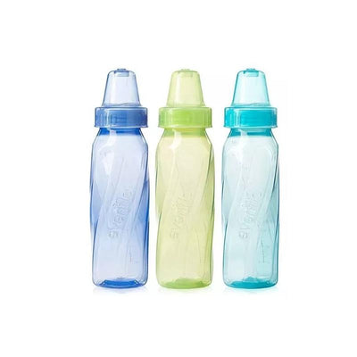 Evenflo Feeding 3Pk Classic Tinted Neutral Plastic Bottles, 8 Oz