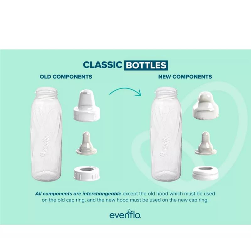 Evenflo Feeding 12Pk Classic Tinted Neutral Plastic Bottles, 8 Oz Image 3