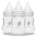 Evenflo Feeding 3Pk Balance + Glass Wide Bottles, 6 Oz Image 1