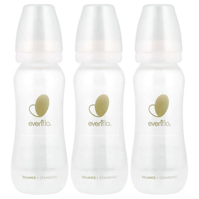 Evenflo Feeding 3Pk Balance + Standard Bottles, 9 Oz Image 1
