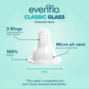 Evenflo Feeding 3Pk Classic Glass Bottles, 8 Oz Image 2