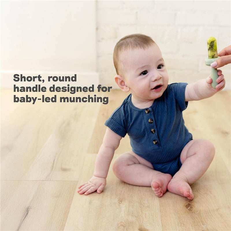 ezpz Baby Led Gumline Feeder Straight Pack - Sage Image 5
