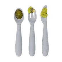 Ezpz - Happy Utensils, Pewter Image 2