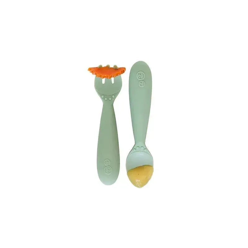 Ezpz - Mini Utensils, Sage Image 3