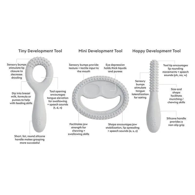 Ezpz - Oral Development Tools, Pewter Image 4