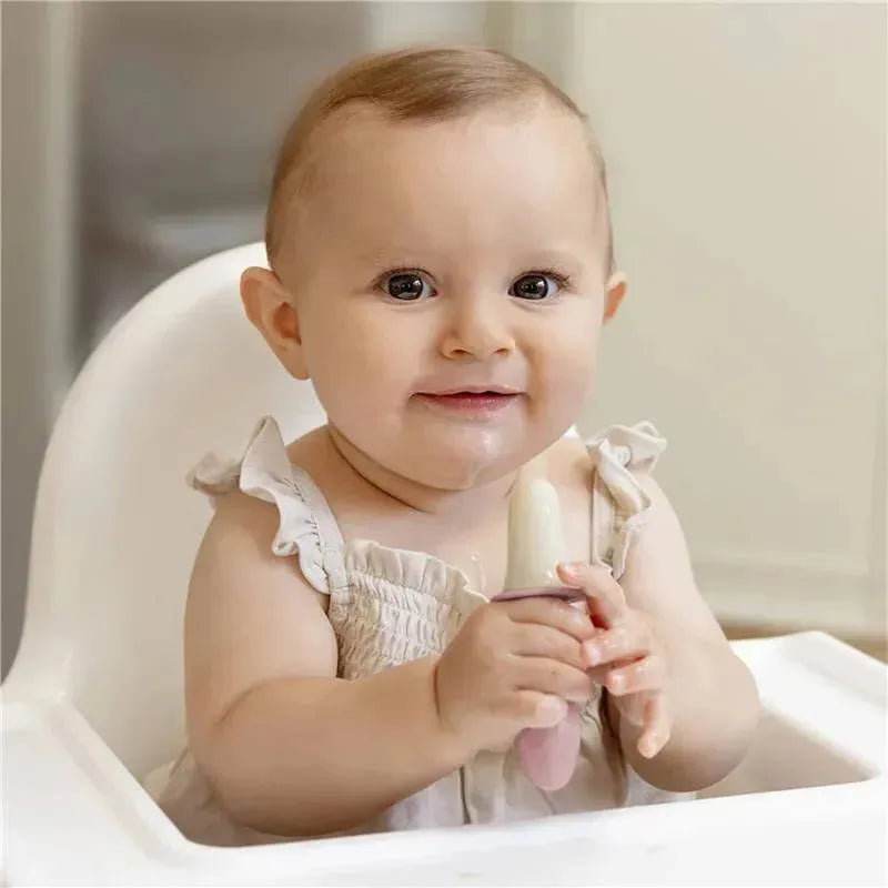 Ezpz - Tiny Popsicle Mold Set with Wands, Pink Blush Image 5