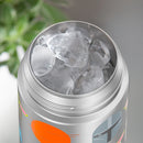 Garrafa térmica - garrafa de palha de 12 onças isolada em aço inoxidável, mandaloriana 