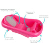 Banheira The First Years Sure Comfort Deluxe Newborn to Toddler com Sling - Rosa