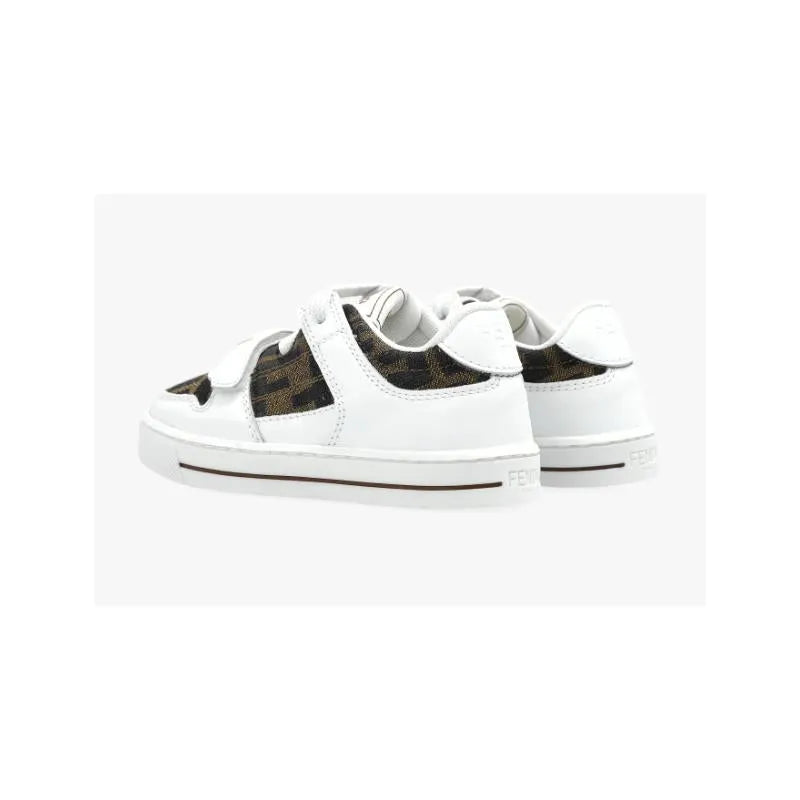 Fendi Baby - Babylace Up Velcro Ff Detailed Sneakers Image 3