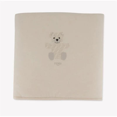 Fendi Baby - Blanket With Bear Graphic  Image 1