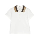 Fendi Baby - Boy Embroidered Short Sleeve Polo Shirt Image 1