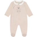 Fendi - Baby Footie Bib & Hat Set With Bear Graphic Image 3