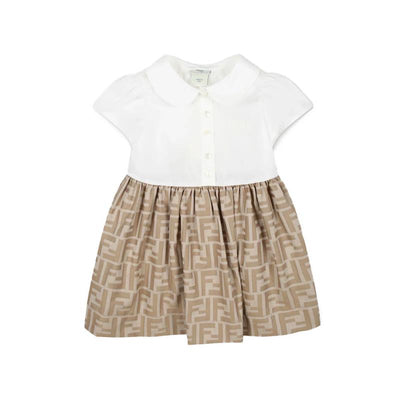 Fendi Baby - Girl Short Sleeve Dress Buttons Down Image 1