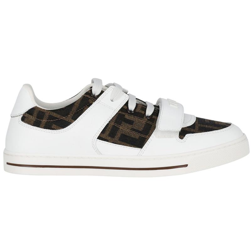 Fendi Baby - Lace Up Velcro Ff Detailed Sneakers Image 3