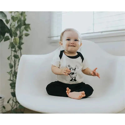 Finn + Emma Bodysuit, Pant & Bib Minnie Mouse, White/Red/Black Image 6