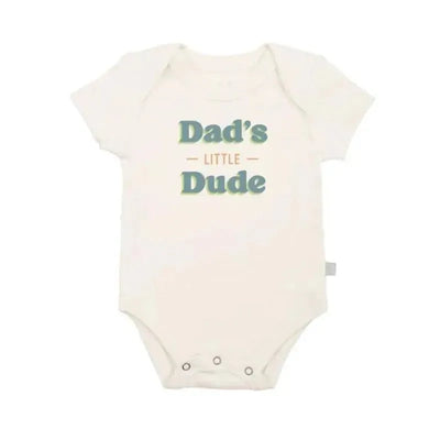 Finn + Emma - Graphic Bodysuit, Dad's Little Dude Image 1