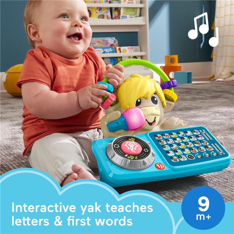Fisher Price - Baby Learning Toy Link Squad A to Z Yak with Interactive Music & Lights Image 2
