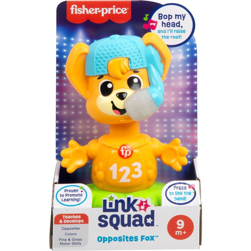 Fisher Price - Baby Learning Toy Link Squad Opposites Fox with Music & Lights Image 6