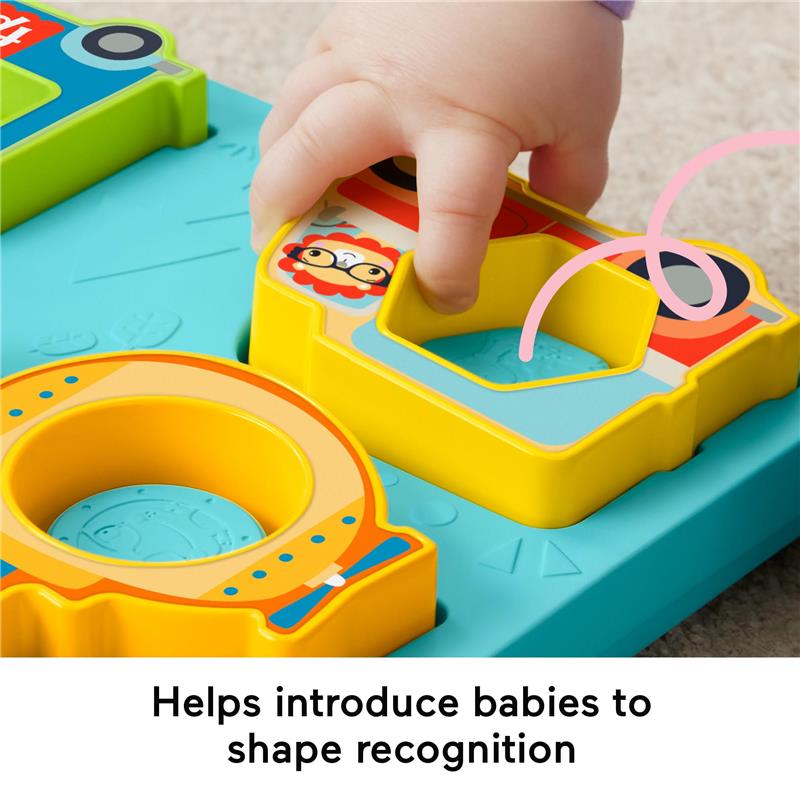 Fisher Price - Baby Sorting Toy Shapes & Sounds Vehicle Puzzle with Music & Lights Image 5