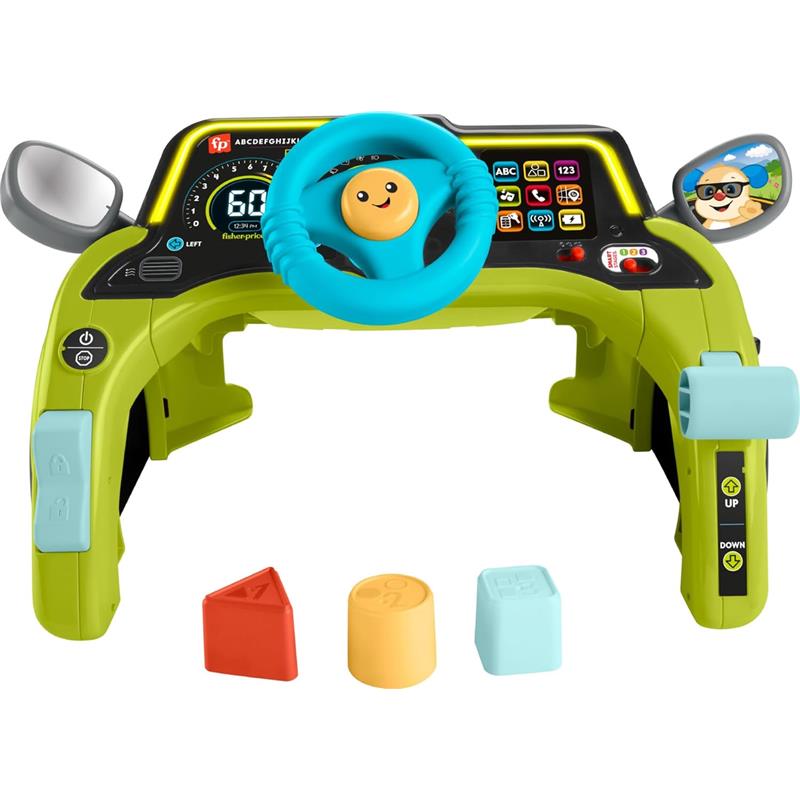 Fisher Price - Baby & Toddler Learning Toy Laugh & Learn Sit & Steer Driver Car Activity Center  Image 2