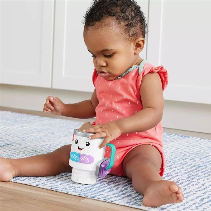 Fisher Price - Baby & Toddler Toy Laugh & Learn Coffee Mug Musical Activity with Lights  Image 4