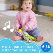 Fisher Price - Baby Toy Purple Monkey Musical Storybook with Lights & Sounds Image 2