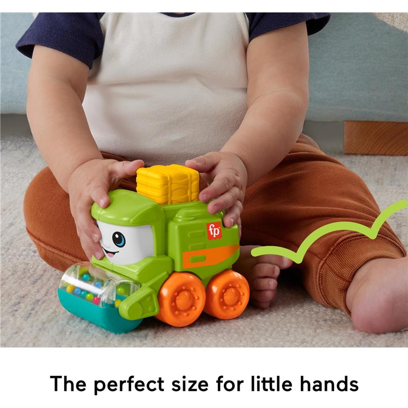 Fisher Price - Baby Toy Rollin’ Tractor Push-Along Vehicle with Fine Motor Activities Image 5