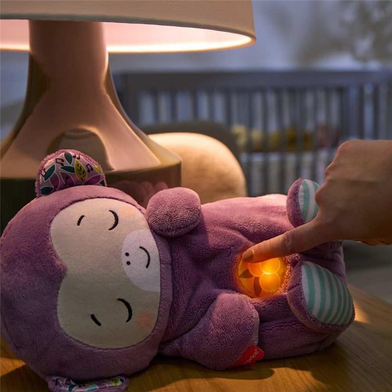 Fisher-Price Baby Toy Soothe ‘n Snuggle Purple Monkey Plush Portable Sound Machine Image 7