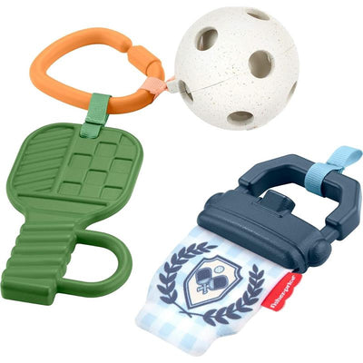 Fisher-Price Baby Toys Mini Me Moments Let’s Play Pickleball Set Image 1