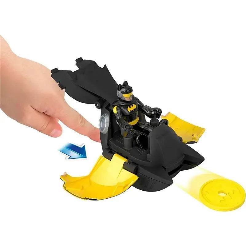 Fisher Price - Imaginext DC Super Friends Batman Toy Head Shifters Figure & Batwing Vehicle Set Image 4