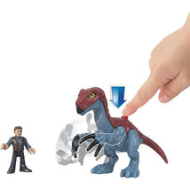 Fisher Price - Imaginext Jurassic World Dominion Therizinosaurus Dinosaur & Owen Toys Image 3